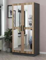 Dulap Trendy Kale 190 Oak/Anthracit 90x190x52cm GTR004843