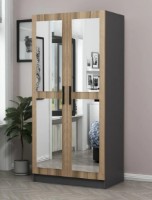Dulap Trendy Kale 210 Oak/Anthracit 90x210x52cm GTR004844