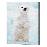 Tablou pe numere Art Gallery Econom Pui de urs polar 40x50cm (GX23585)
