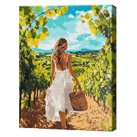 Tablou pe numere Art Gallery Econom Plimbare prin vie 40x50cm (BS54313)