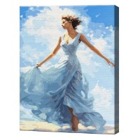 Tablou pe numere Art Gallery Econom Doamnă fermecătoare 40x50cm (GX46466)