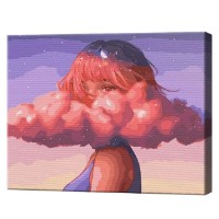 Tablou pe numere Art Gallery Econom Cu capul în nori 40x50cm (GX39063)