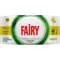 Салфетки влажные для уборки Fairy Lemon 100pcs