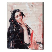 Картина по номерам Art Gallery Econom Таинственная брюнетка 40x50cm (GX32646)