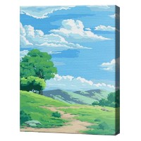 Tablou pe numere Art Gallery Econom Ziua senină 30x40cm (EX8738)