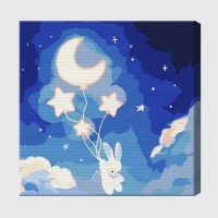 Картина по номерам Взлетая к звездам Art Gallery Premium 20x20cm (BX3341)