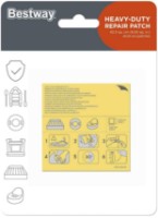 Самоклеящиеся заплатки Bestway 6.5х6.5cm 10pcs (62068BW)