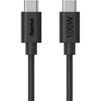USB Кабель Hama USB-C - USB-C 1.2m Black (86448)