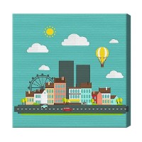 Картина по номерам Art Gallery Premium Город 20x20см (BX2824)