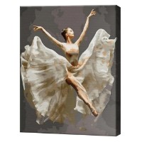 Tablou pe numere Art Gallery Premium Grația balerinei 40x50cm (GX34356)