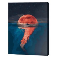 Tablou pe numere Art Gallery Premium Luna însângerată 40x50cm (GX30577)