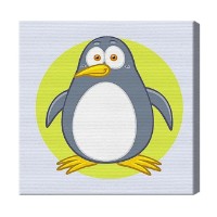 Картина по номерам Art Gallery Premium Пингвинчик 20x20см (BX2746)