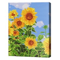 Картина по номерам Art Gallery Premium Яркие подсолнухи 20x30см (CX4967)