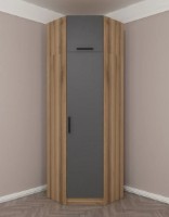 Шкаф Trendy Kale 2304 Oak/Anthracit 74x255x52cm GTR004788