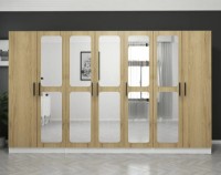 Шкаф Trendy Kale 2719 Walnut/White 315x190x52cm GTR004236