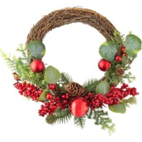 Новогодний венок Casa Masa 40cm (DY56490)