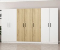 Шкаф Trendy Kale 3113 White/Walnut 315x190x52cm GTR004266