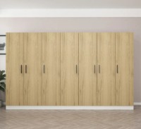 Шкаф Trendy Kale 3863 White/Walnut 315x210x52cm GTR004317