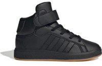 Ботинки детские Adidas Grand Court Mid K Core Black/Grey Six, s.28