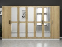 Шкаф Trendy Kale 3878 White/Walnut 315x210x52cm GTR004328