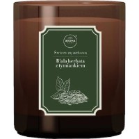 Свеча Aroma Home Domowy Zielinik Candle Biala Herbata-Tymianek 160g