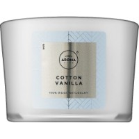 Свеча Aroma Home Elegance Candle Cotton Vanilla 115g