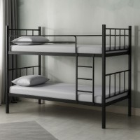 Pat supraetajat Evger R-90 90x200cm Black