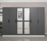 Dulap Trendy Kale 4963 White/Anthracit 270x190x52cm GTR004415