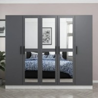 Dulap Trendy Kale 5063 White/Anthracit 225x210x52cm GTR004470