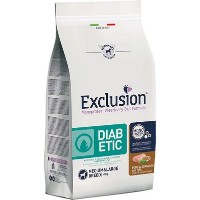 Hrană uscată pentru câini Exclusion Diet Diabetic Pork&Sorghum And Pea Medium/Large Breed 12kg