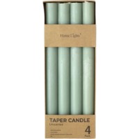 Lumânare Home Lights Living Green 24.5cm (131H22245S-4-GR) 4pcs