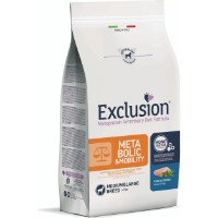 Hrană uscată pentru câini Exclusion Metabolic&Mobility Pork&Fibres Medium/Large Breed 12kg