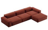 Canapea de colț fara carcasa Synonym Sofa Cleo Terracotta S044