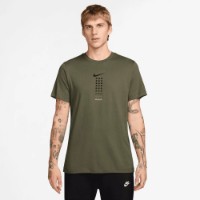 Tricou bărbătesc Nike M Nsw Tee Fw Mbr Cnct 2 Fa25 Medium Olive, s.L