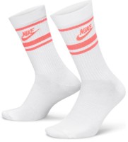Мужские носки Nike U Nsw Everyday Essential Crew 3Pr-144 Stripes White/Hot Punch, s.S