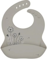 Слюнявчик Kikka Boo Platinum Flora Sand (31302050039)