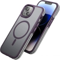 Чехол Hoco AS5 19ft anti-fall Flexible Airbag Magnetic Case for iPhone 15 Plus Purple