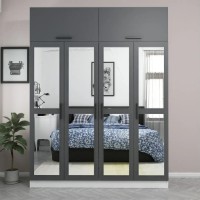 Dulap Trendy Kale 5157 White/Anthracit 180x235x52cm GTR004524