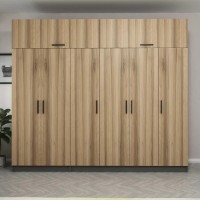 Dulap Trendy Kale 5202 Anthracit/Dore 270x235x52cm GTR004553