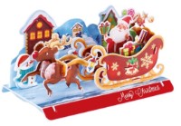 Puzzle 3D-constructor ChiToys Christmas Santa Ride 19pcs (6944588231569)