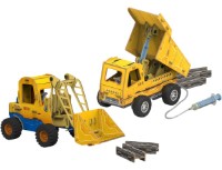Puzzle 3D-constructor ChiToys Steer Loader&Dump Truck (6944588211325)