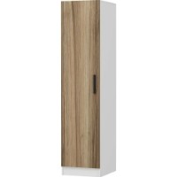 Шкаф Trendy Minar Kale 8744 White/Dore 45x210x52cm GTR005101