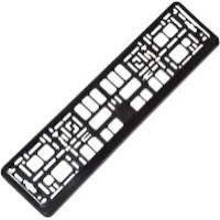 Рамка для номерного знака Automotiv TIP 1 Standart 2pcs Black Simple