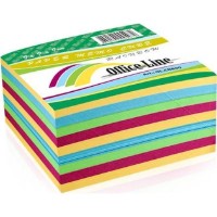Бумага для заметок OfficeLine Rainbow 90x90x45mm (OL.CBR45)