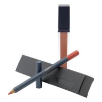 Помада для губ Aden Cosmetics Liquid Lipstick + Lipliner Pencil Set №3