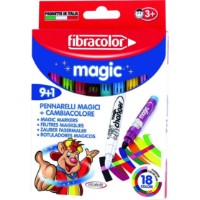 Набор фломастеров Fibracolor Magic 9+1pcs