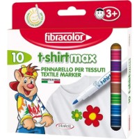 Набор фломастеров Fibracolor T-Shirt Max 10pcs