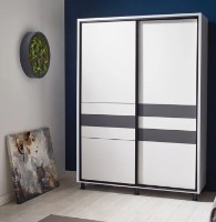 Шкаф-купе Ambianta Cristal 1.2m White
