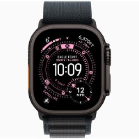 Смарт-часы Apple Watch Ultra 3 GPS + Cellular 49mm Black Titanium Case with Black Alpine Loop Medium (MF0V4)
