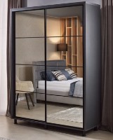 Шкаф-купе Ambianta Torino Mirror 1.8m Grafit